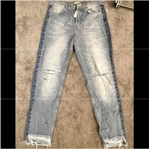 H&M Jeans with Panel Detail